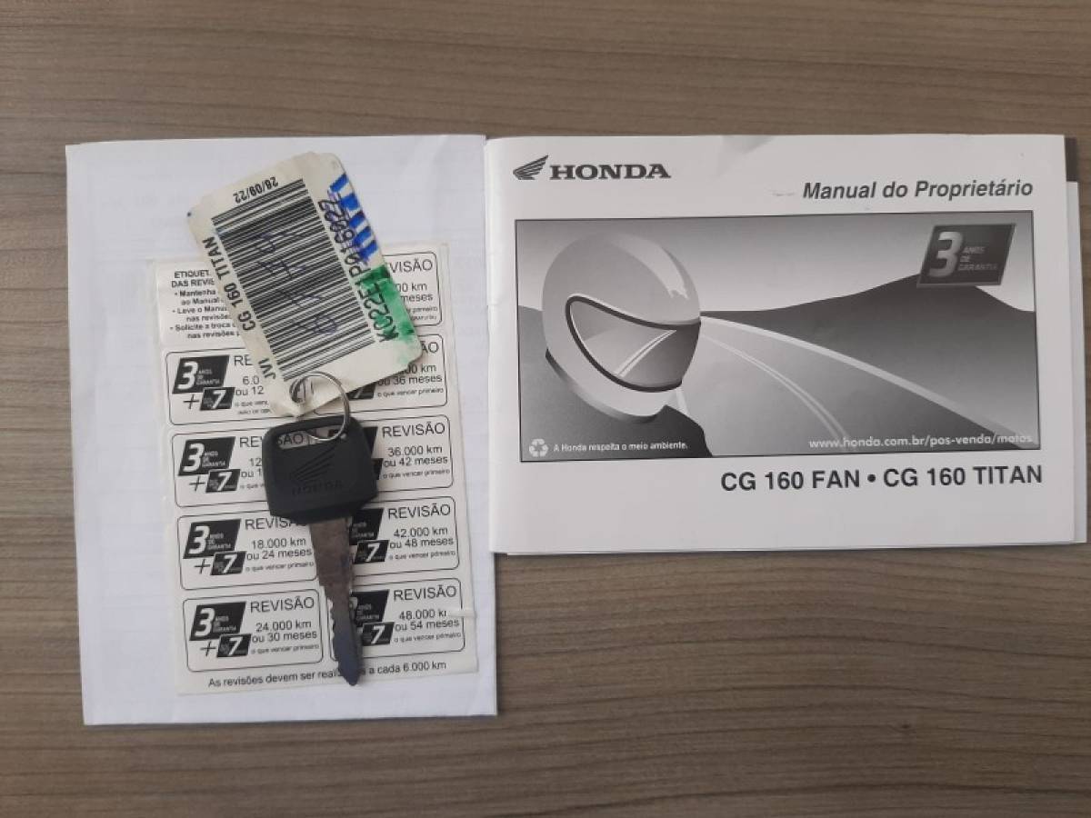 HONDA - CG 160 - 2022/2023 - Cinza - R$ 19.900,00