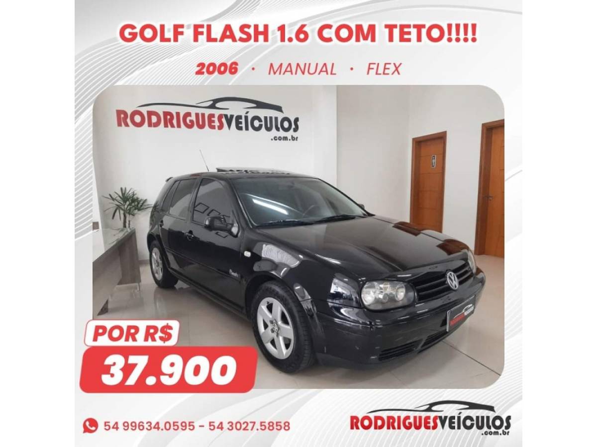 VOLKSWAGEN - GOLF - 2006/2006 - Preta - R$ 37.900,00