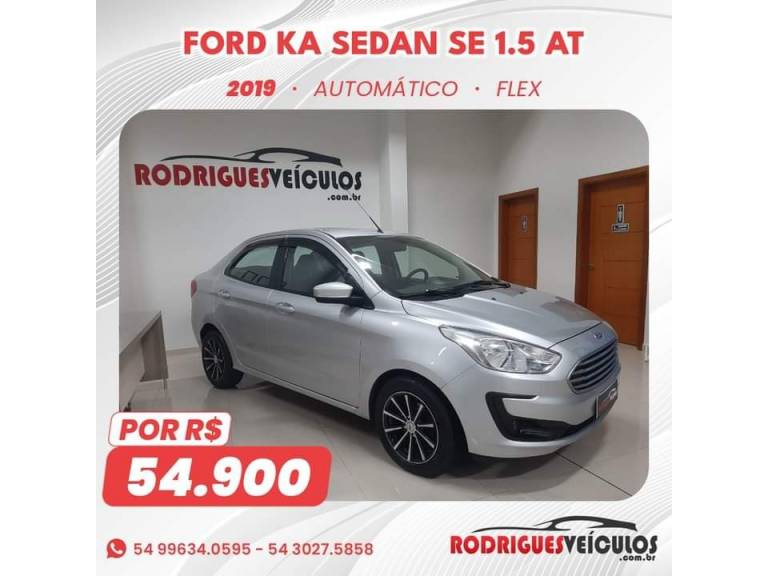 FORD - KA - 2018/2019 - Prata - R$ 54.900,00